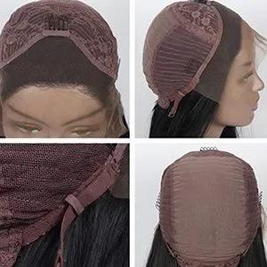 ?CAVINA 22” DARK BROWN KINKY CURLY LACE FRONT WIG Amazon.com : Kinky Curly Lace Front Human Hair Wig Dark  main image 2